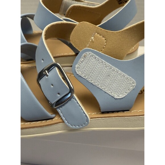 Sonoma Shoes Girls Size 1 Blue Fenleyy Easy On Sandals Buckle Strap Comfort New - Picture 8 of 13